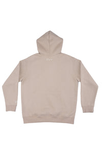 CRKSOLY. Sudadera con capucha color canela para mujer