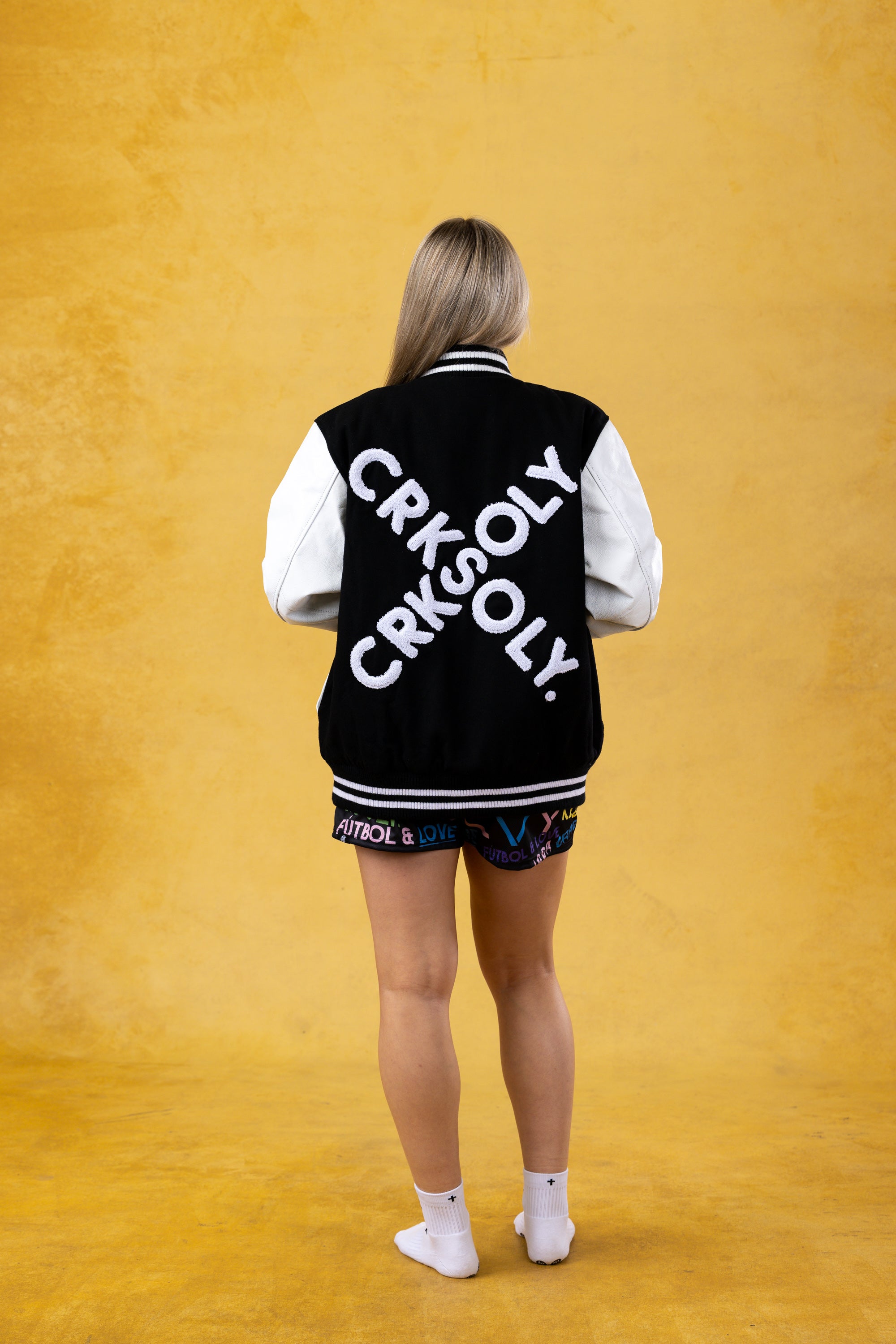 CRKSOLY. Women Varsity Jacket