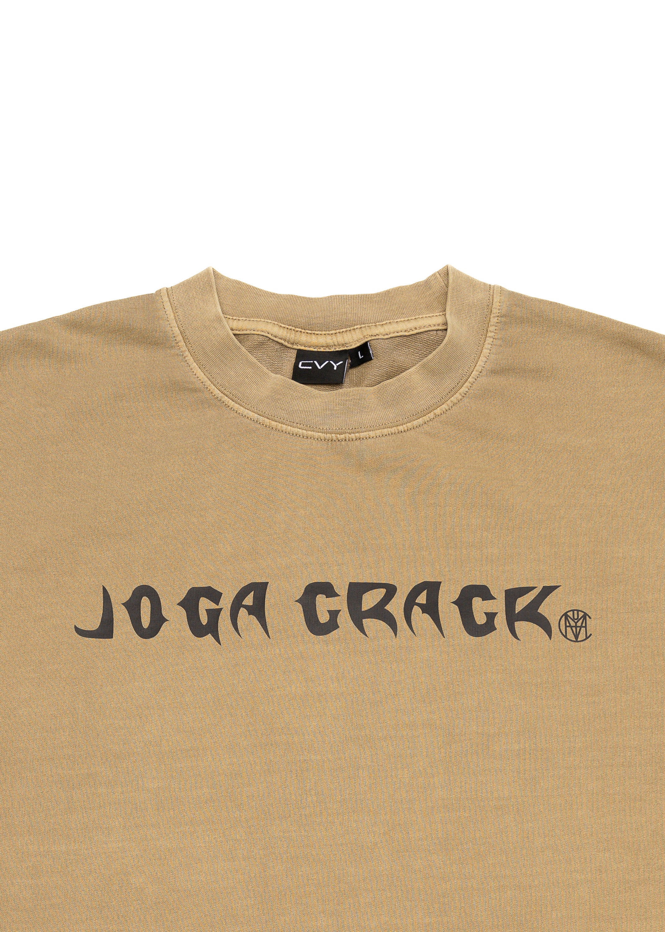 Joga Crack Brown Oversize Tee