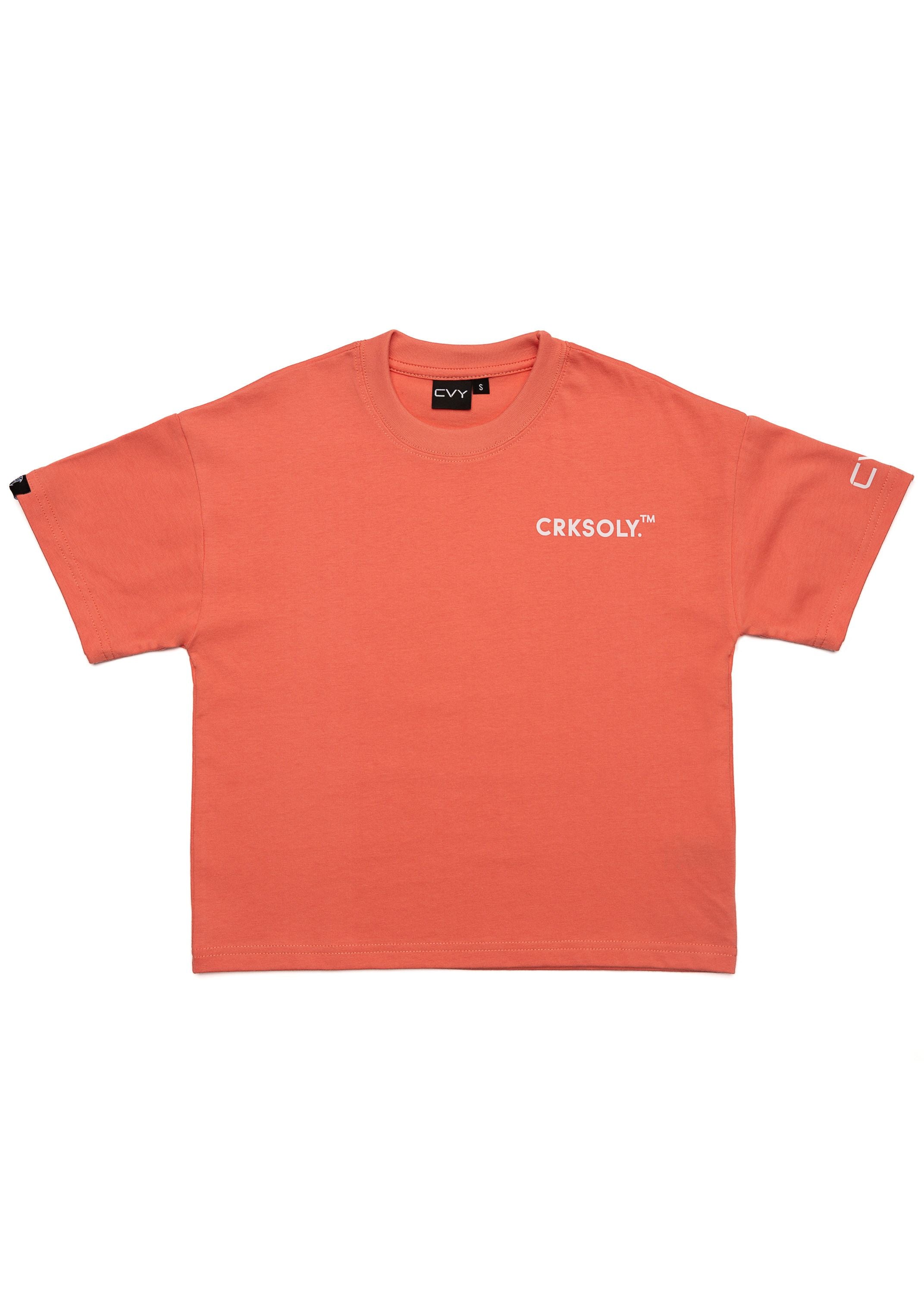 CRKSOLY. Camiseta juvenil de color coral