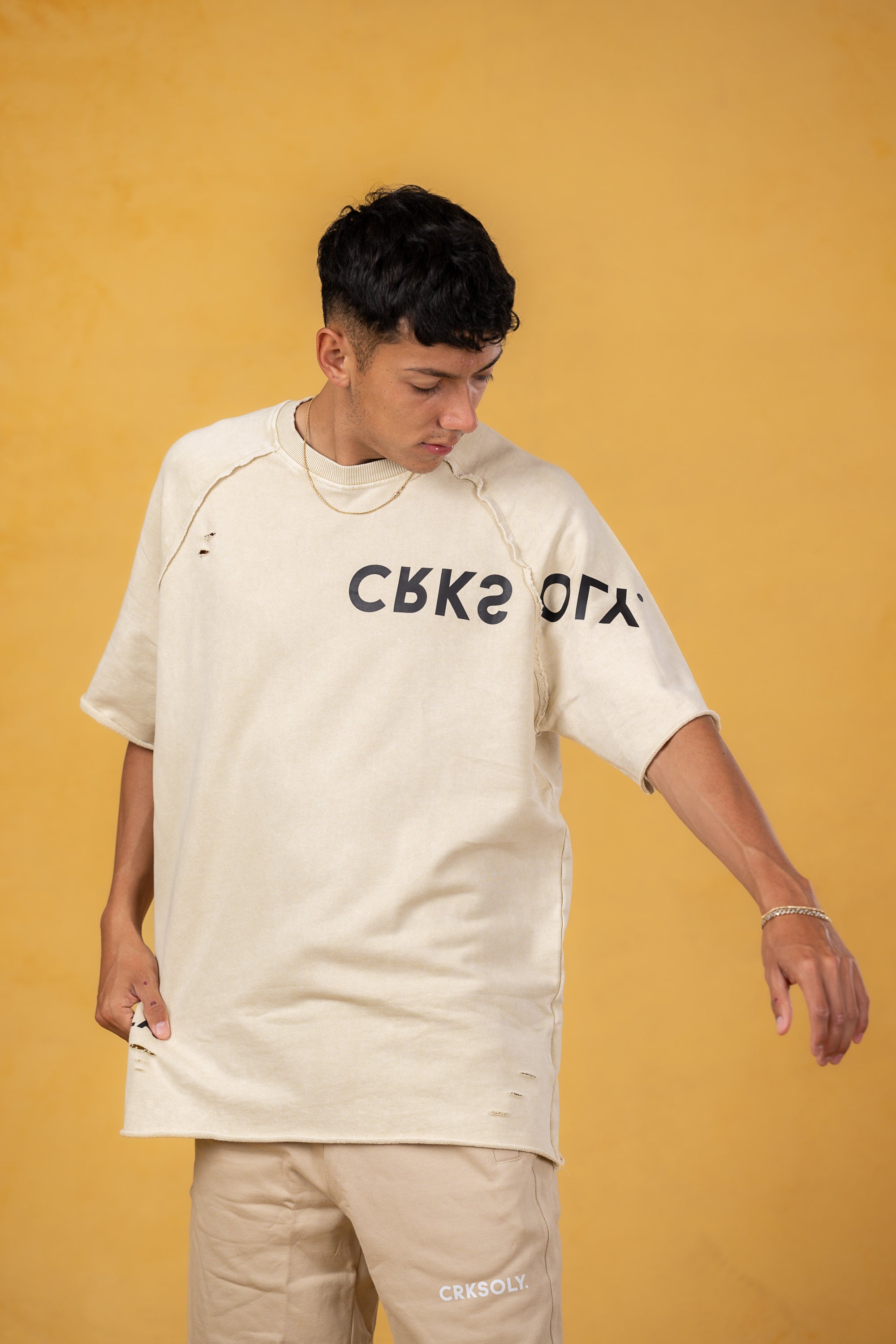 CVYLA x CRKSOLY. Oversize Tee