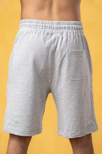 CRKSOLY. Pantalón corto deportivo de algodón gris