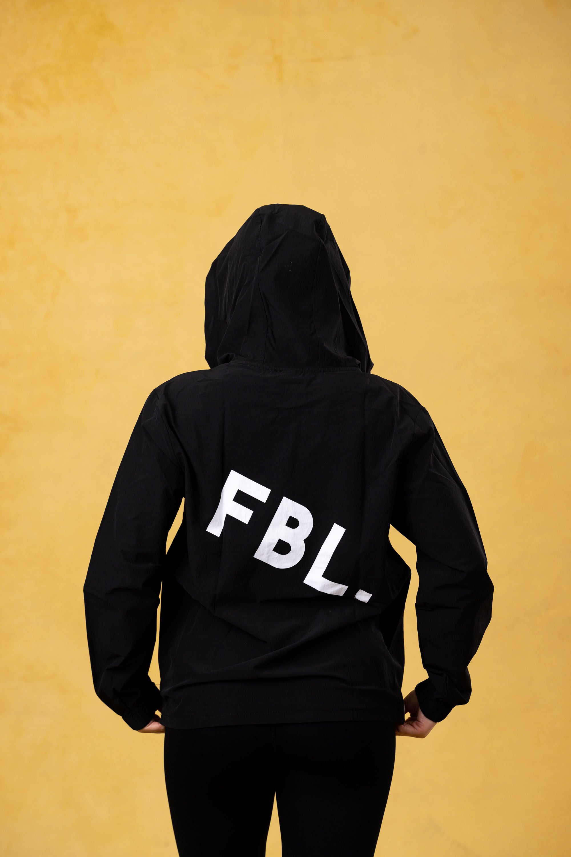 FBL. Women Black Windbreaker Jacket