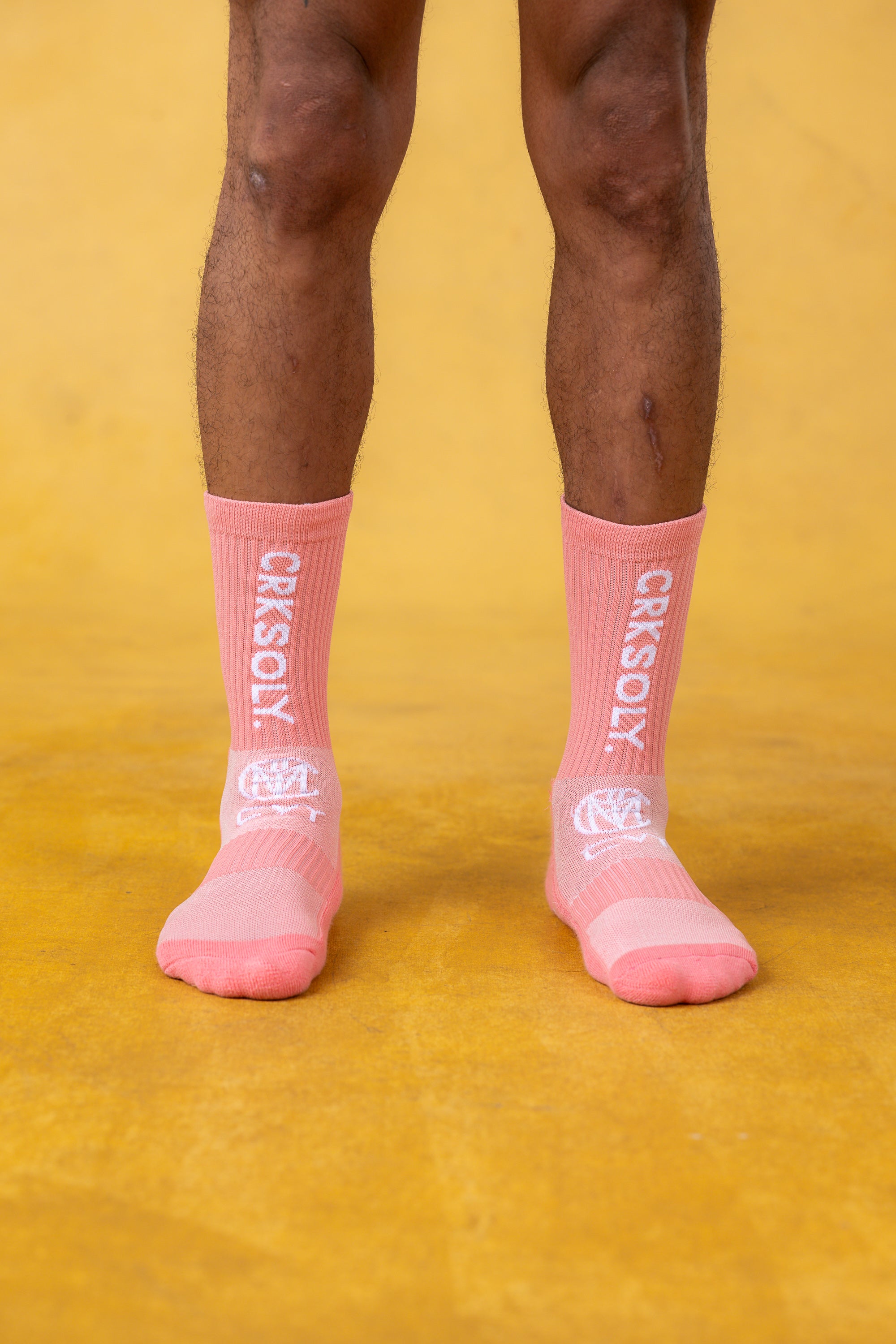 CRKSOLY. PNK BCA Grip Socks