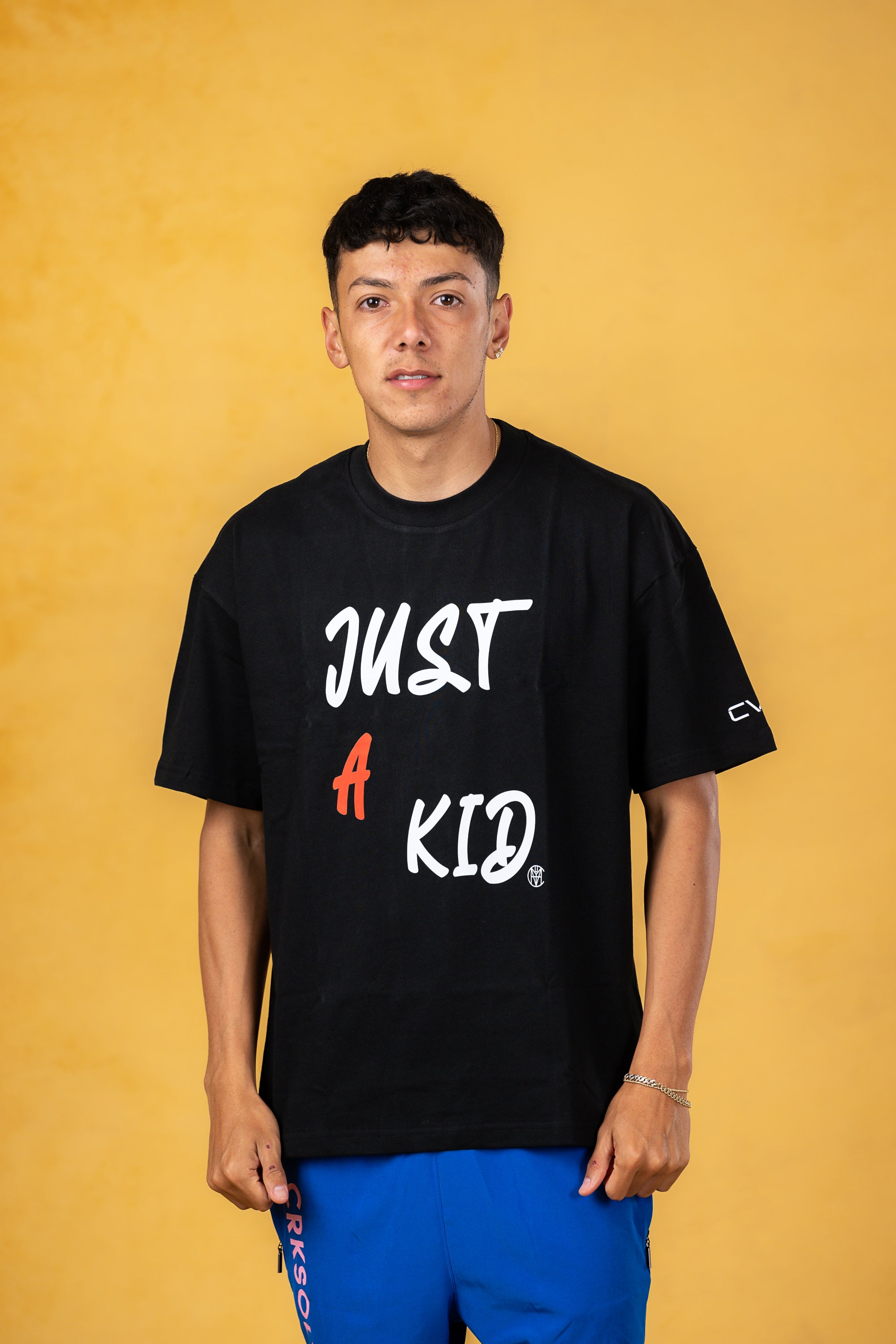 Just a Kid Black T-Shirt