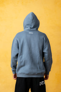 Sudadera con capucha azul para hombre Joga Crack