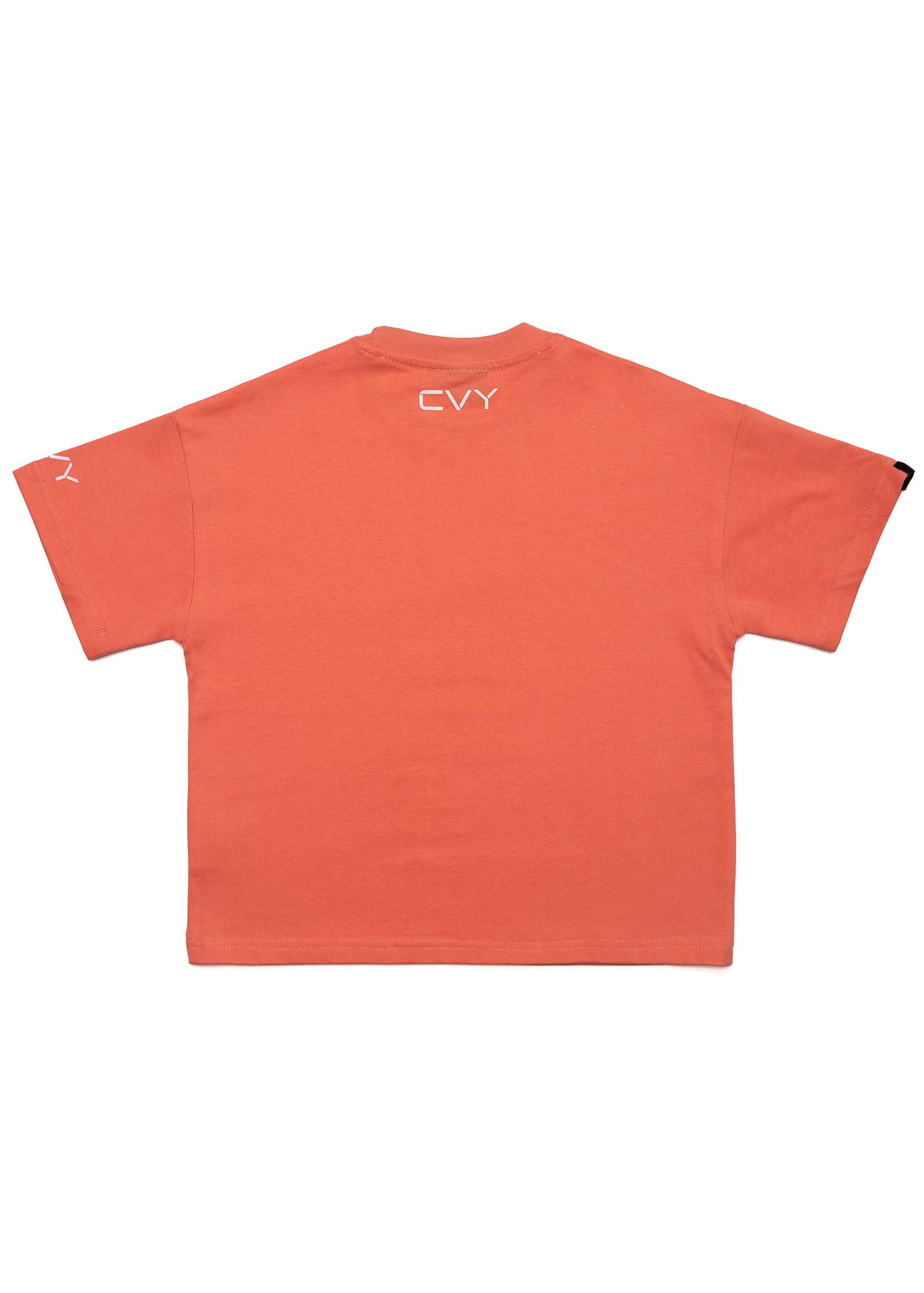 CRKSOLY. Camiseta juvenil de color coral