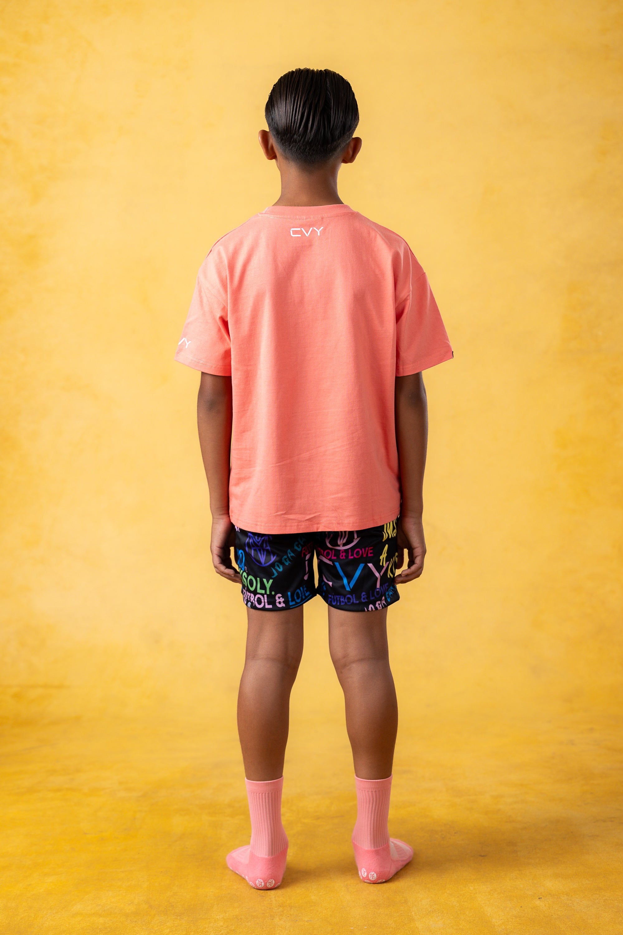 CRKSOLY. Youth Coral Streetwear Tee