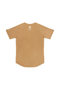 CRKSOLY. Sand Cotton-Elastic Tee