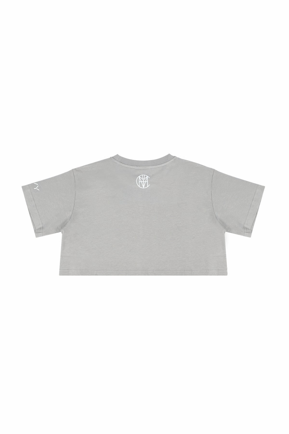 CRKSOLY. Women Gray Crop Top