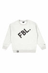 FBL. Youth Heather Grey Crewneck