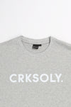 CRKSOLY. Gray Cotton T-Shirt