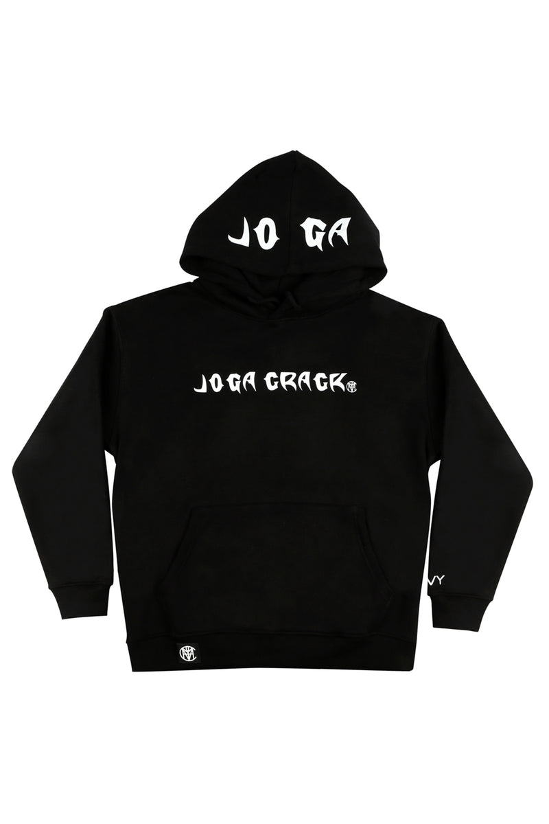 Sudadera con capucha negra JOGA CRACK