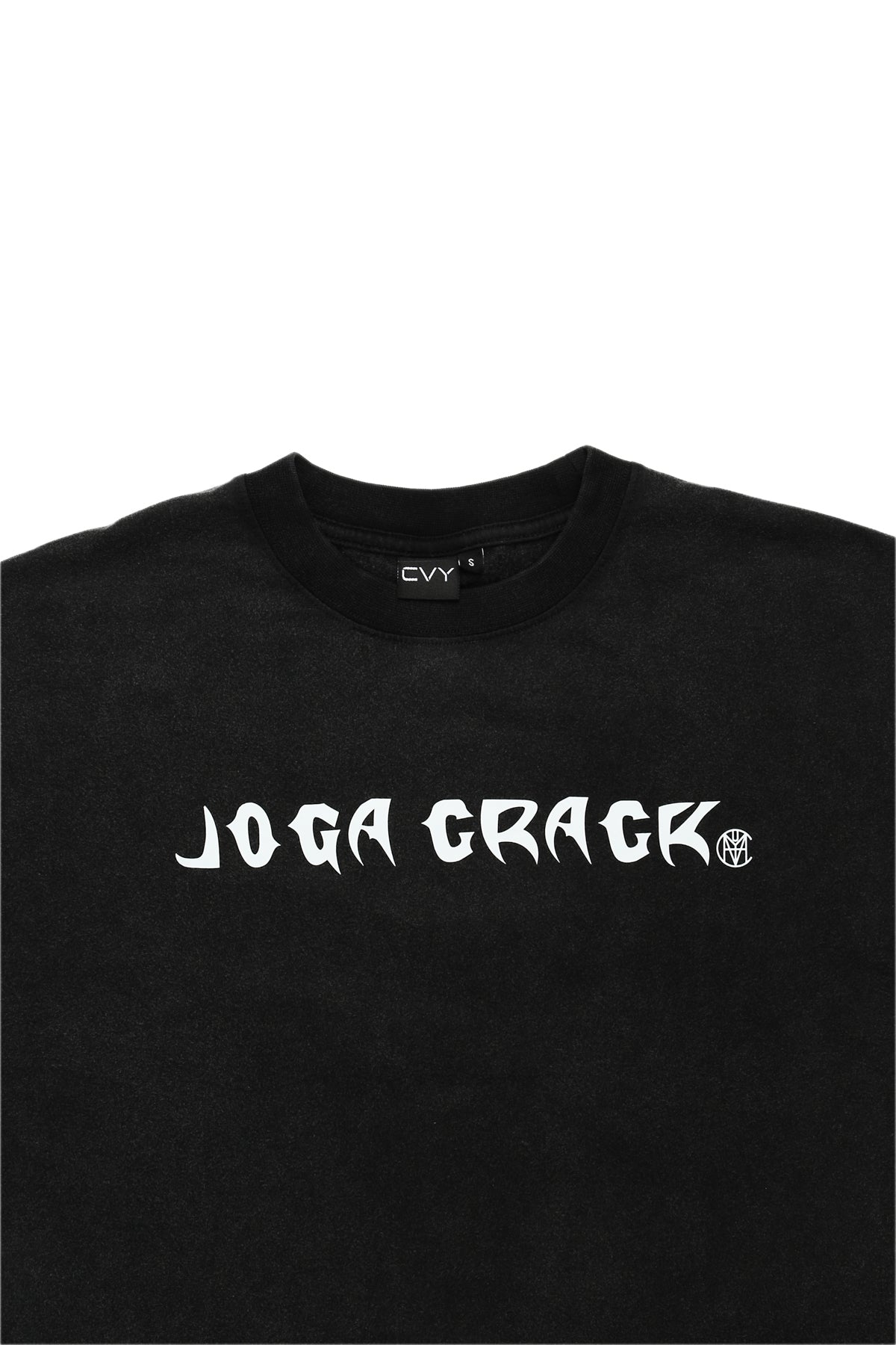 JOGA CRACK Black Oversize Tee