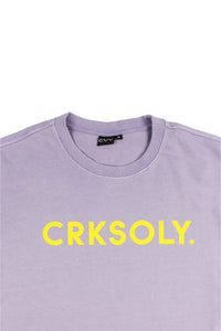 CRKSOLY. Light Purple Tee