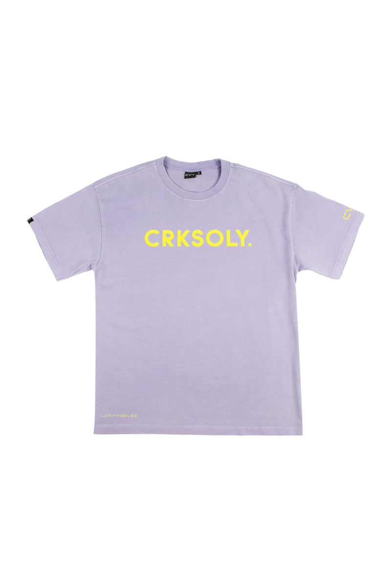 CRKSOLY. Light Purple Tee