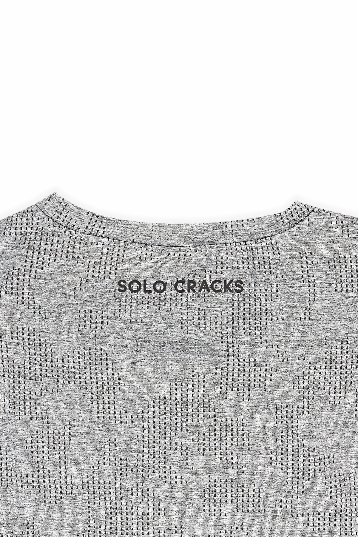 CRKSOLY. Solo Cracks Camo Pattern Tee