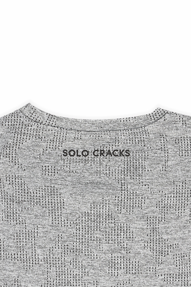 CRKSOLY. Solo Cracks Camo Pattern Tee