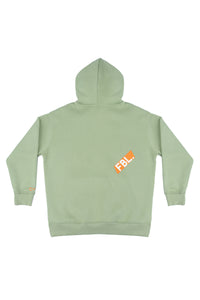 Sudadera con capucha verde matcha para hombre de FBL