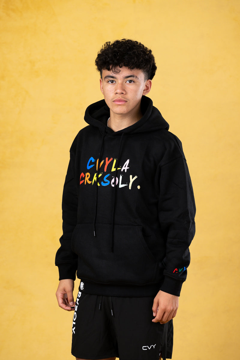 Sudadera unisex con capucha Vibe de CVYLA x CRKSOLY