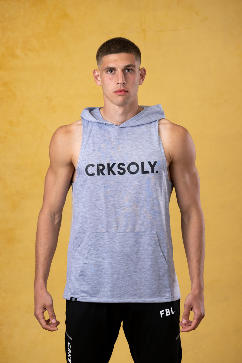 CRKSOLY. Hooded Tank Top