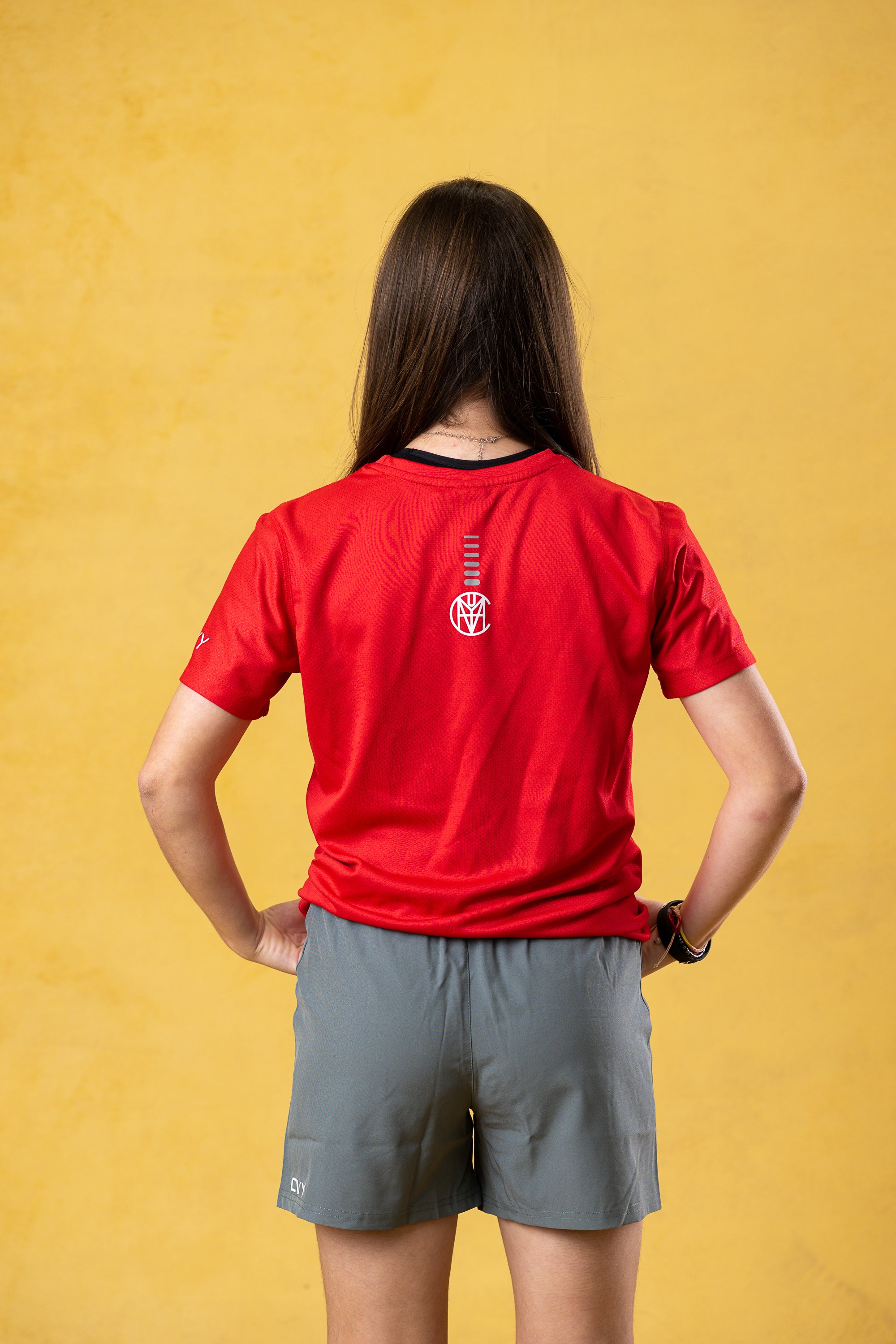 CRKSOLY. Camiseta de entrenamiento roja para jóvenes