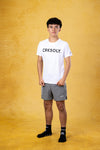 CRKSOLY. White Training Top Youth