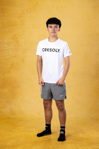 CRKSOLY. Camiseta de entrenamiento blanca para jóvenes