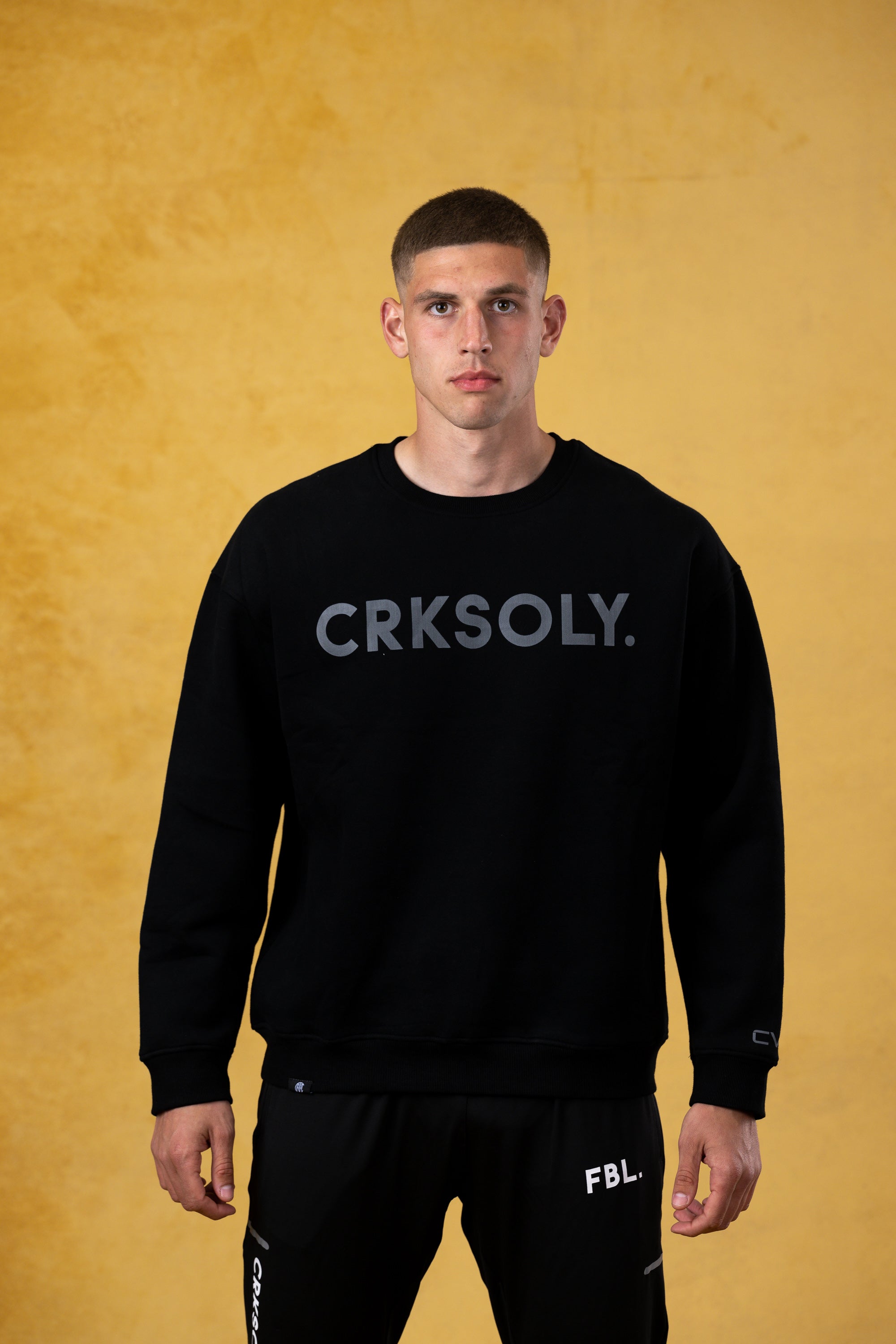 CRKSOLY. Jersey de cuello redondo para caballero