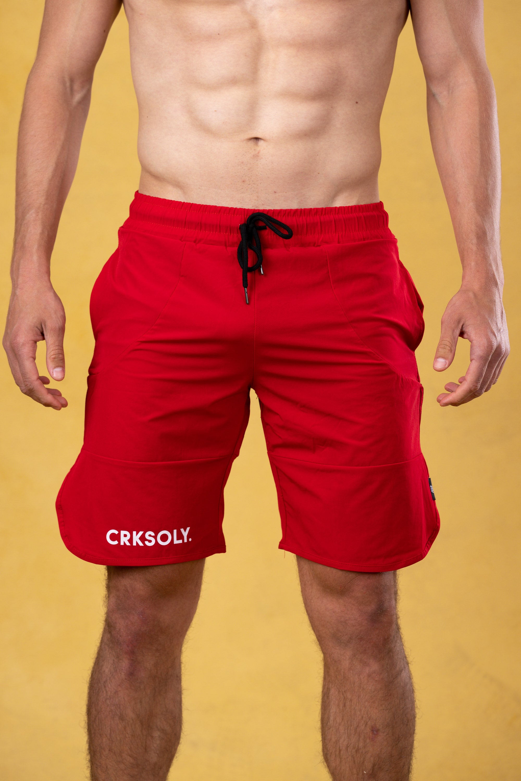 CRKSOLY. Red Shorts