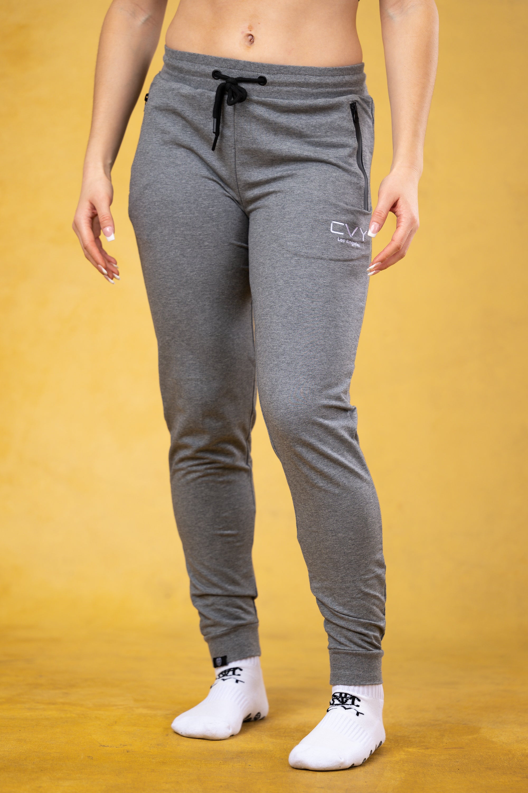 CVYLA Heather Grey Women Joggers