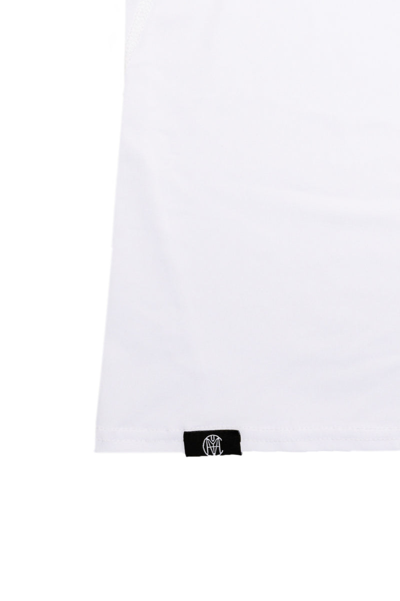 CRKSOLY. Men White Compression Shirt