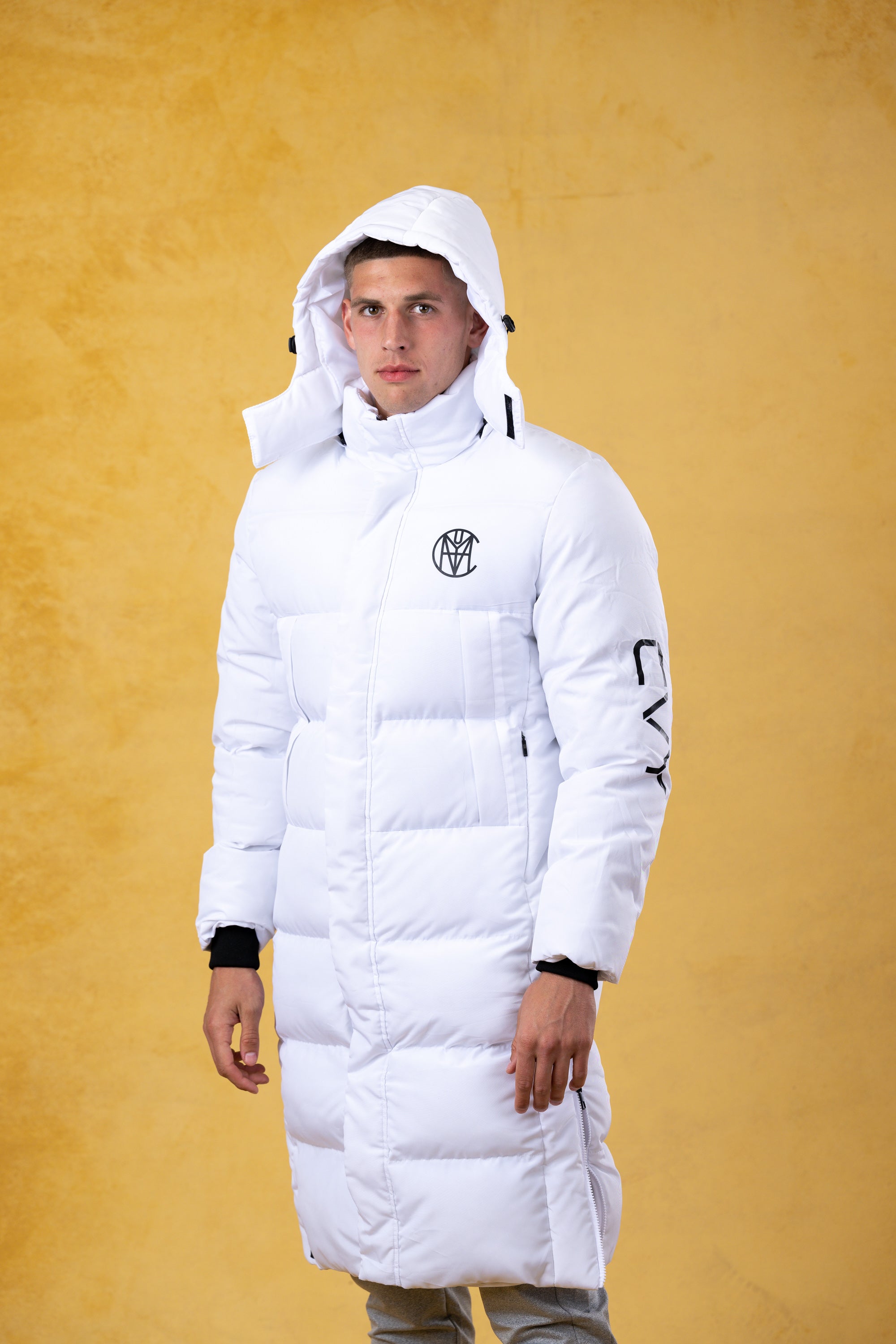 CRKSOLY. Parka de hielo blanca