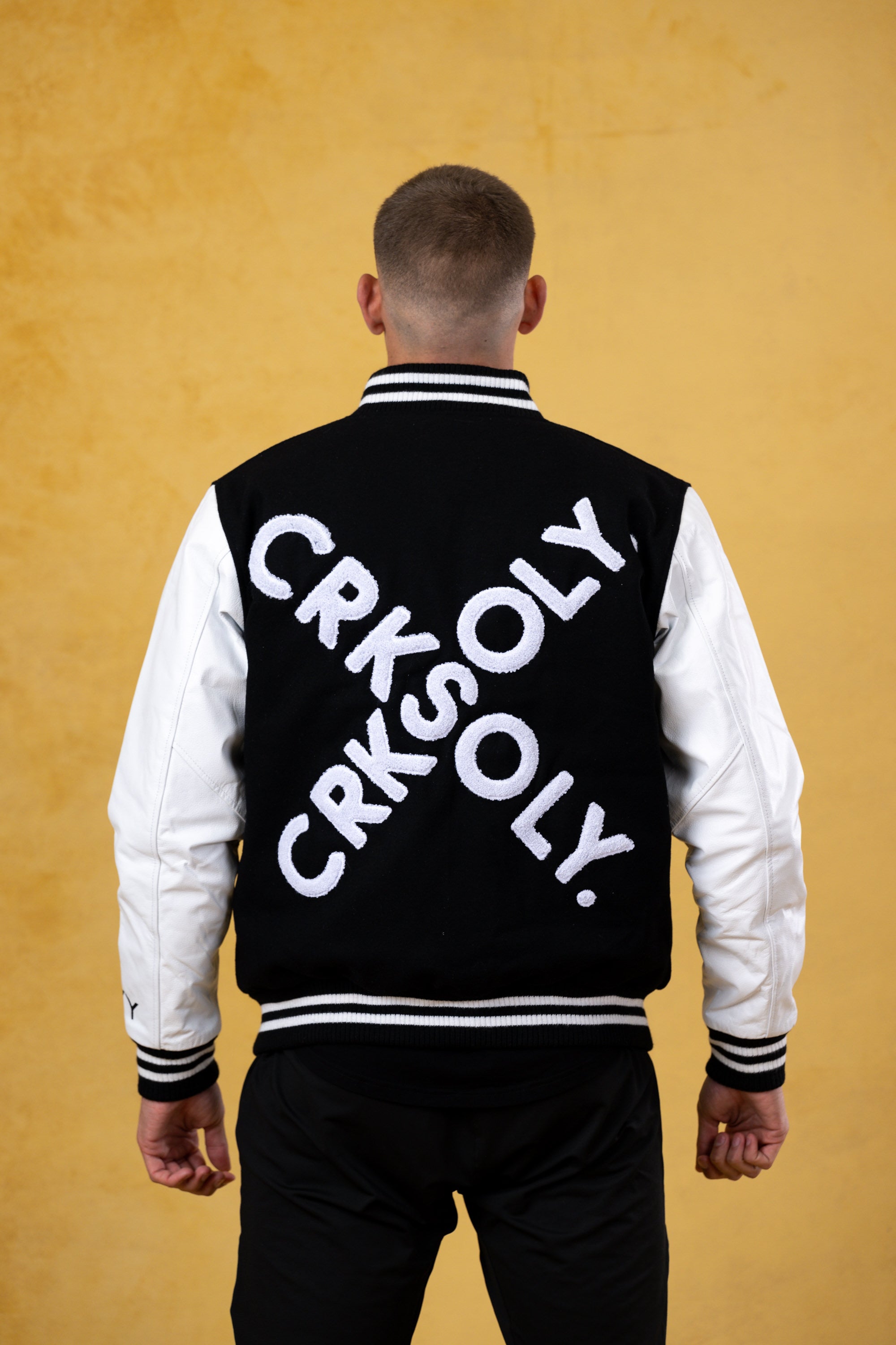 CRKSOLY. Men Varsity Jacket