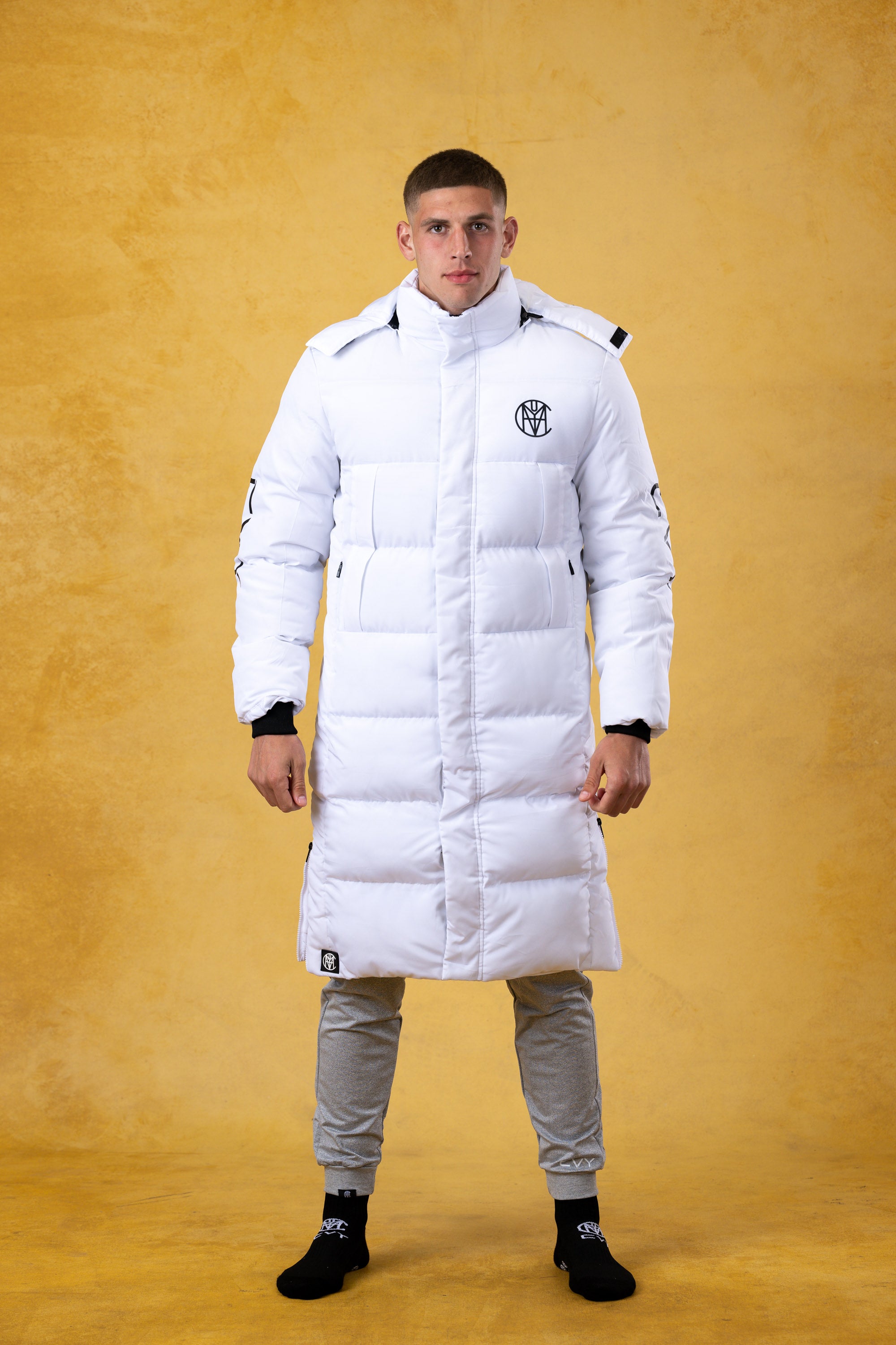 CRKSOLY. Parka de hielo blanca