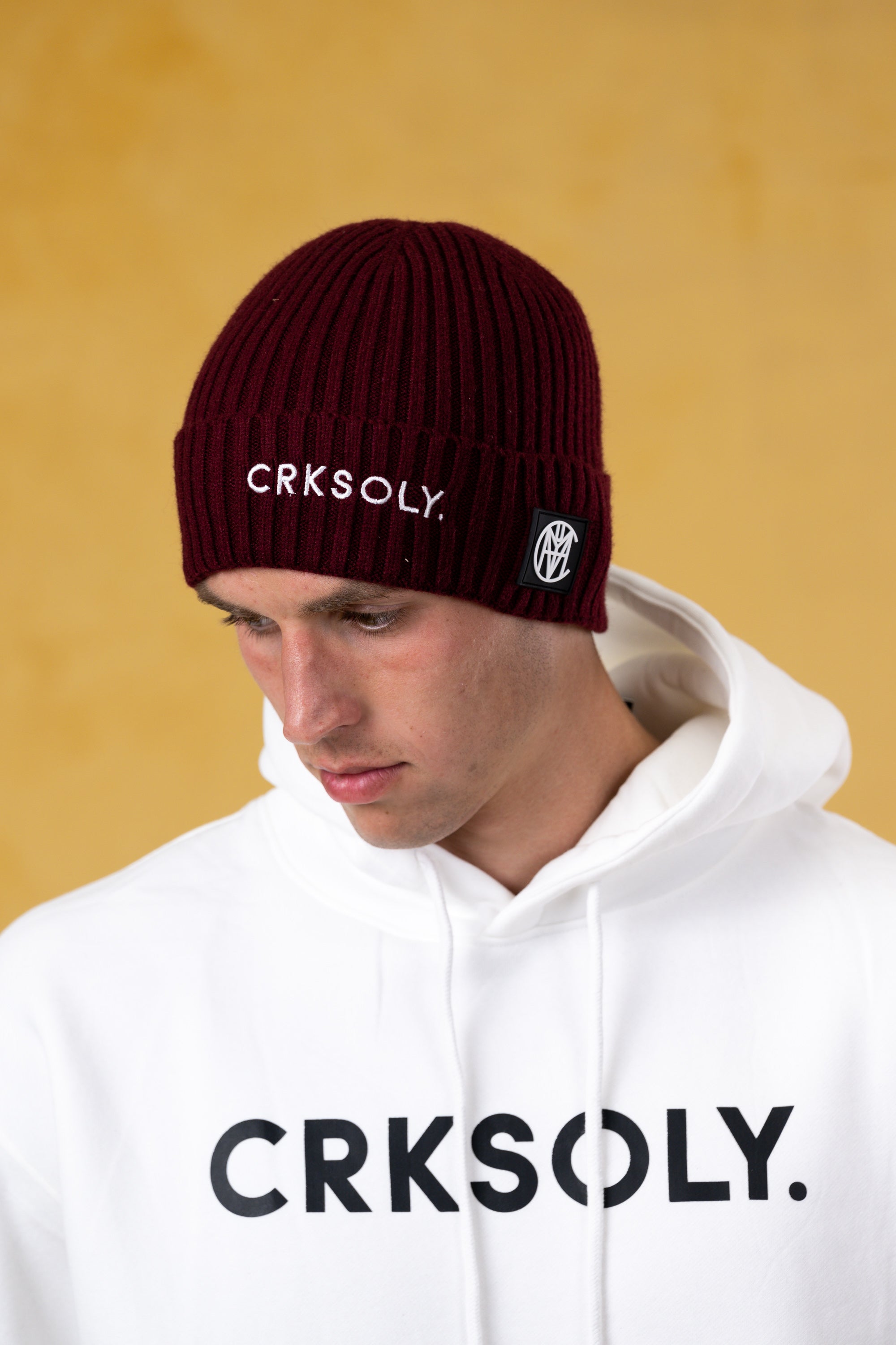 CRKSOLY. Lifestyle Maroon Beanie