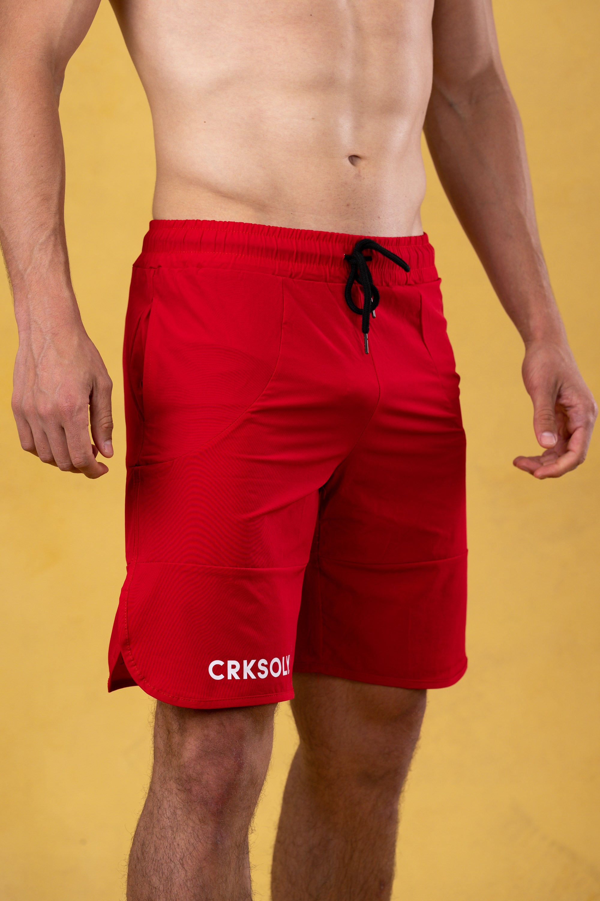 CRKSOLY. Red Shorts