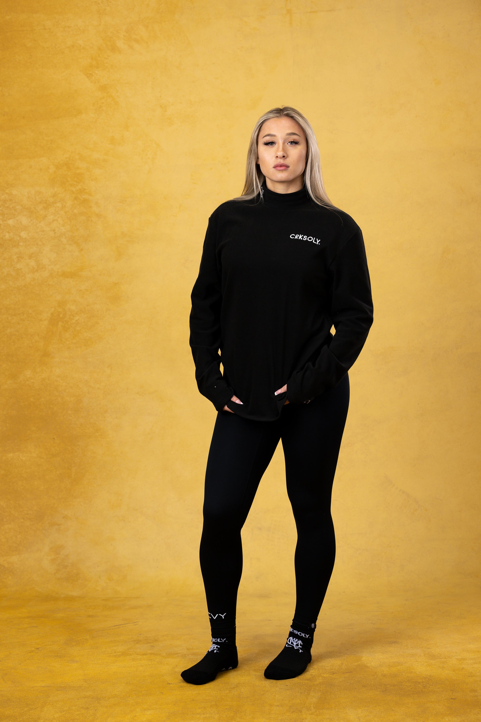 CRKSOLY. Women German Velvet Turtleneck