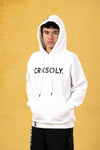 CRKSOLY. Youth White Hoodie