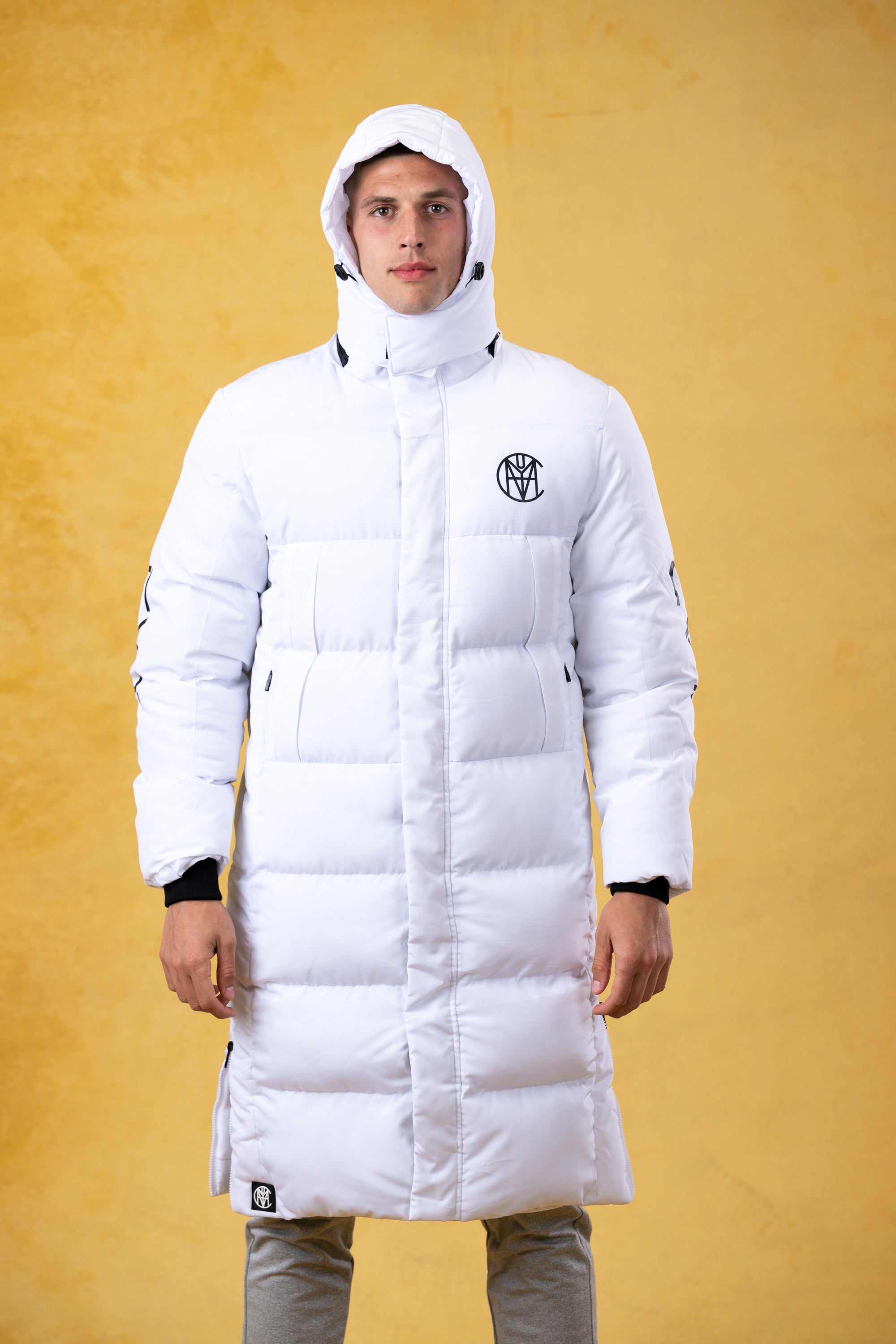 CRKSOLY. Parka de hielo blanca