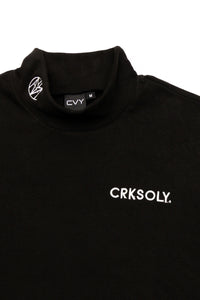 CRKSOLY. Jersey de cuello alto de terciopelo alemán