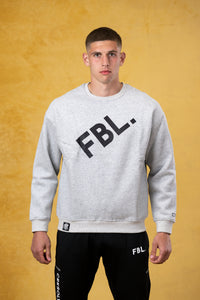 FBL. Heather Grey Crewneck