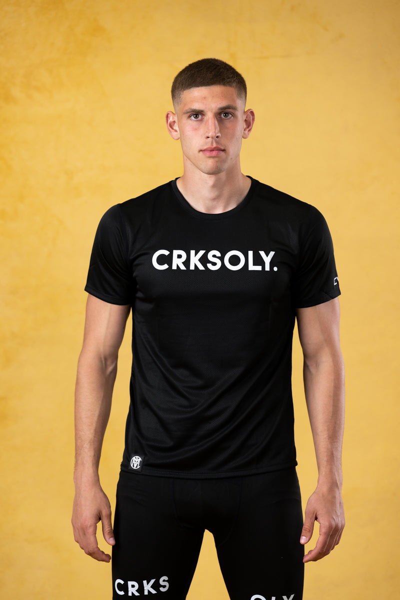 CRKSOLY. Camiseta de entrenamiento negra