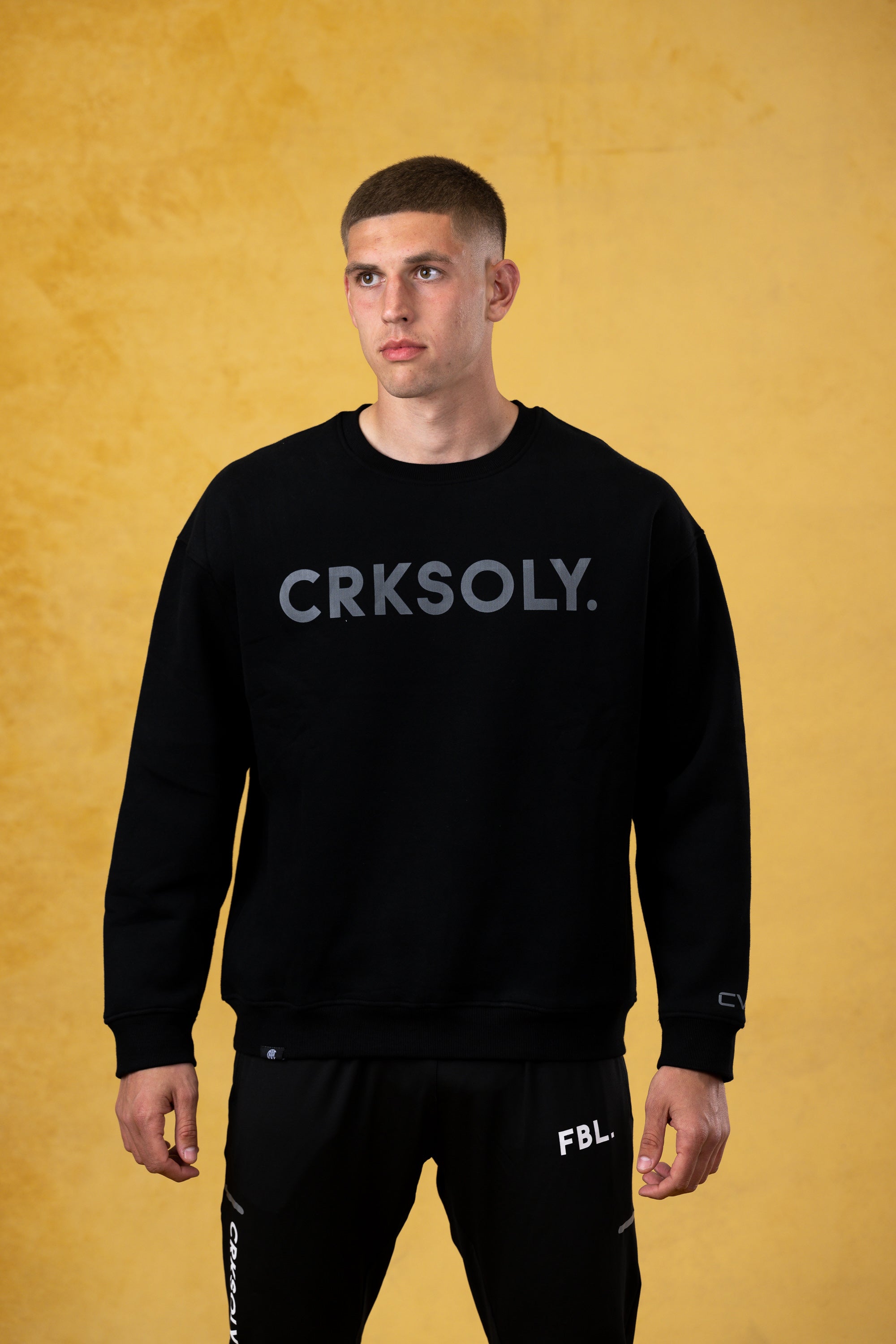 CRKSOLY. Jersey de cuello redondo para caballero