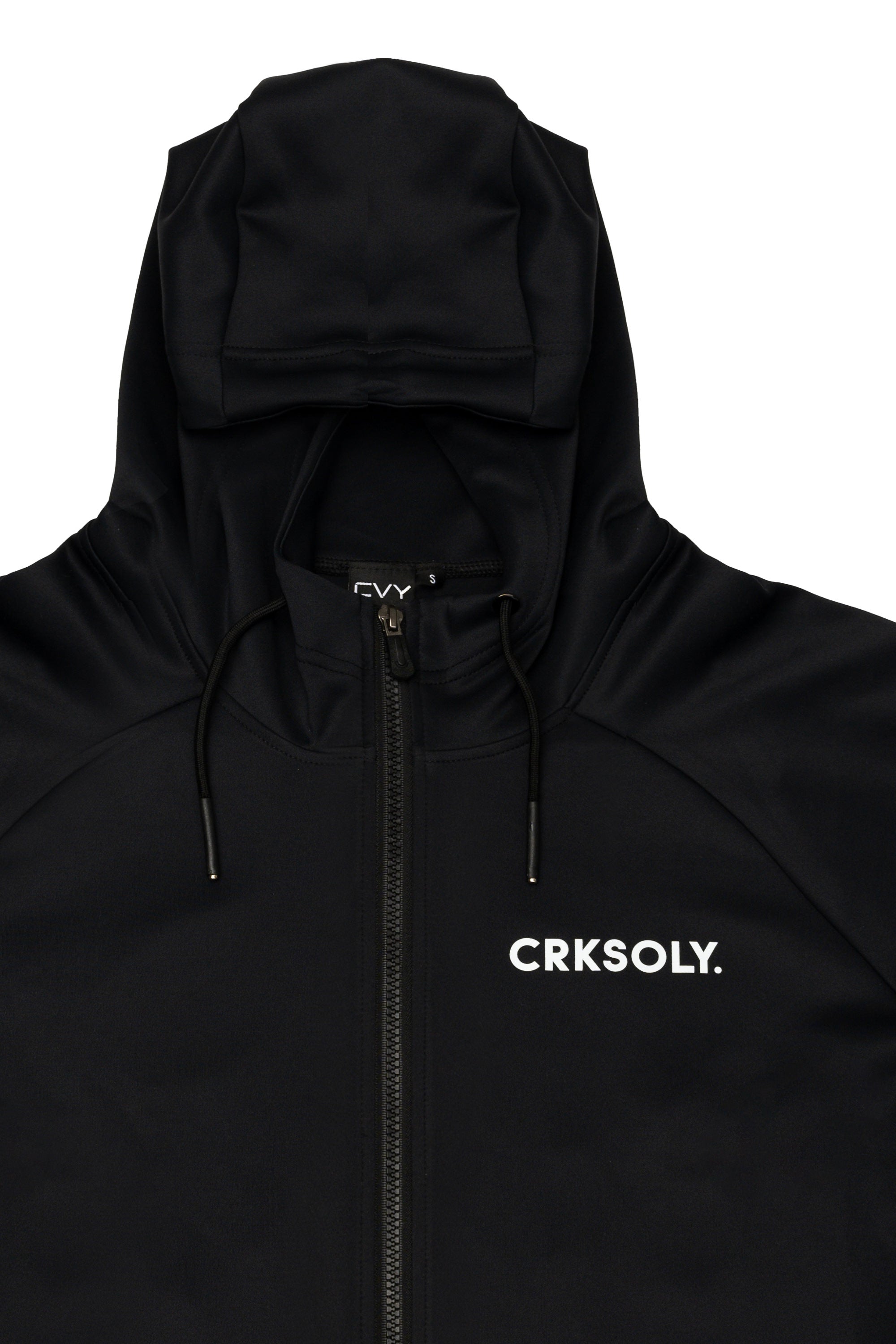 CRKSOLY. Chaqueta de corredor negra para hombre