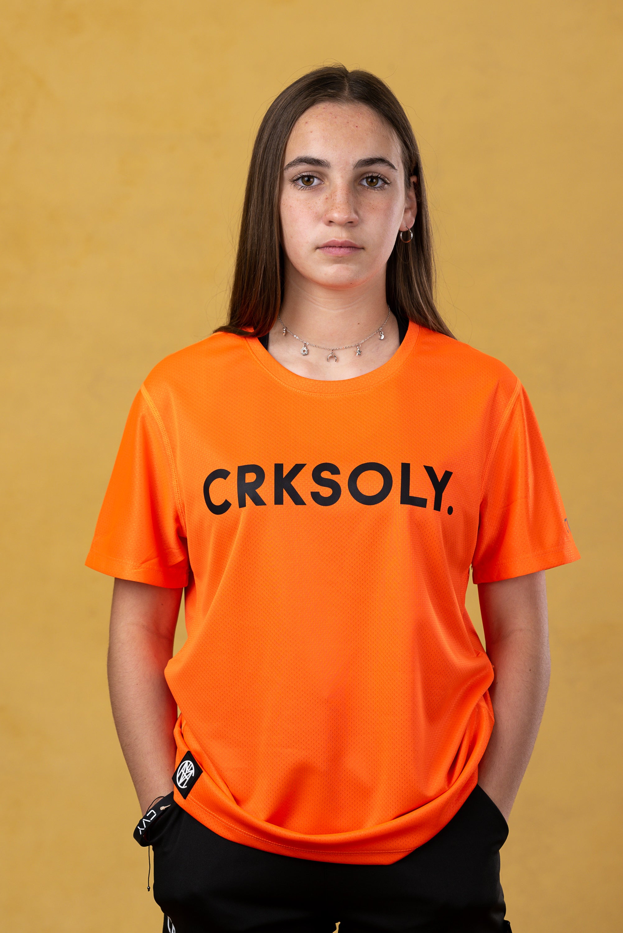 CRKSOLY. Camiseta de entrenamiento naranja para jóvenes