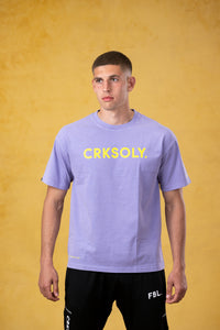 CRKSOLY. Light Purple Tee