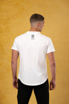 CRKSOLY. White Cotton-Elastic Tee