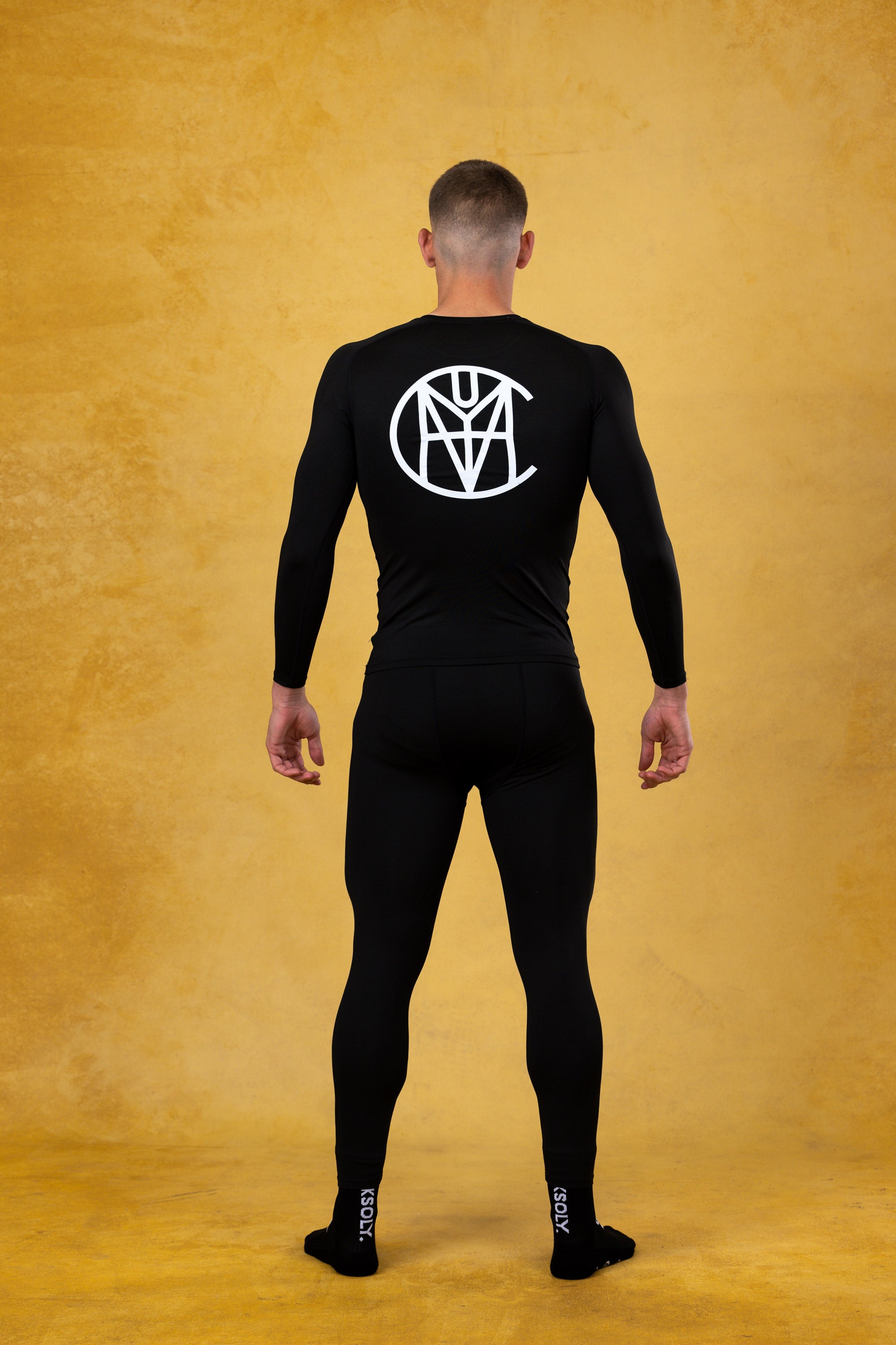 CRKSOLY. Black Compression Shirt