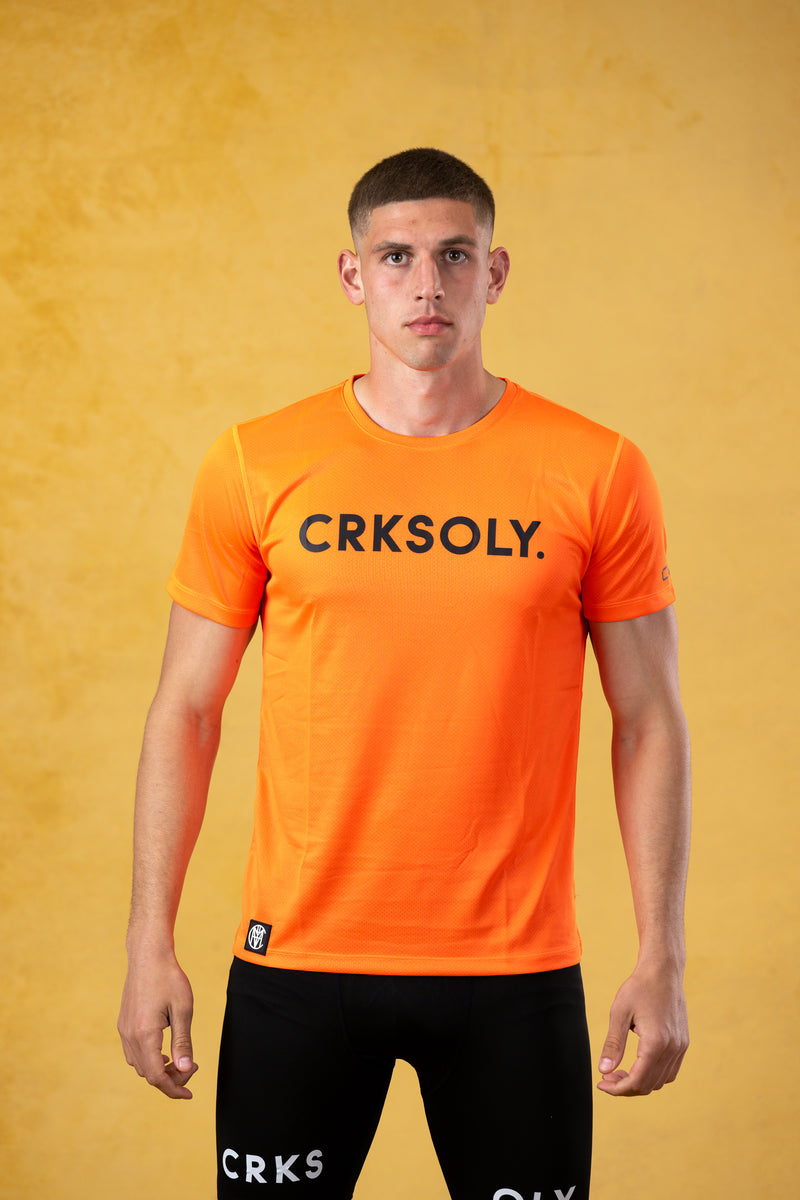 CRKSOLY. Camiseta de entrenamiento naranja